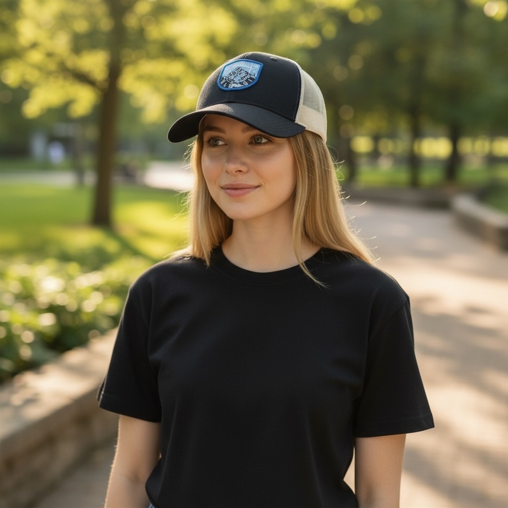 Columbia Hat Snapback Baseball Cap White Blue